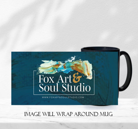 Fox Art & Soul Studio Blue Logo | Mug