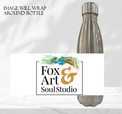 Fox Art & Soul Studio White Logo | Bottle