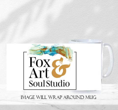 Fox Art & Soul Studio White Logo | Mug